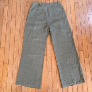 John‎ Lewis & Partners 100% Linen Wide Leg Pants Trousers Size 12 Womens